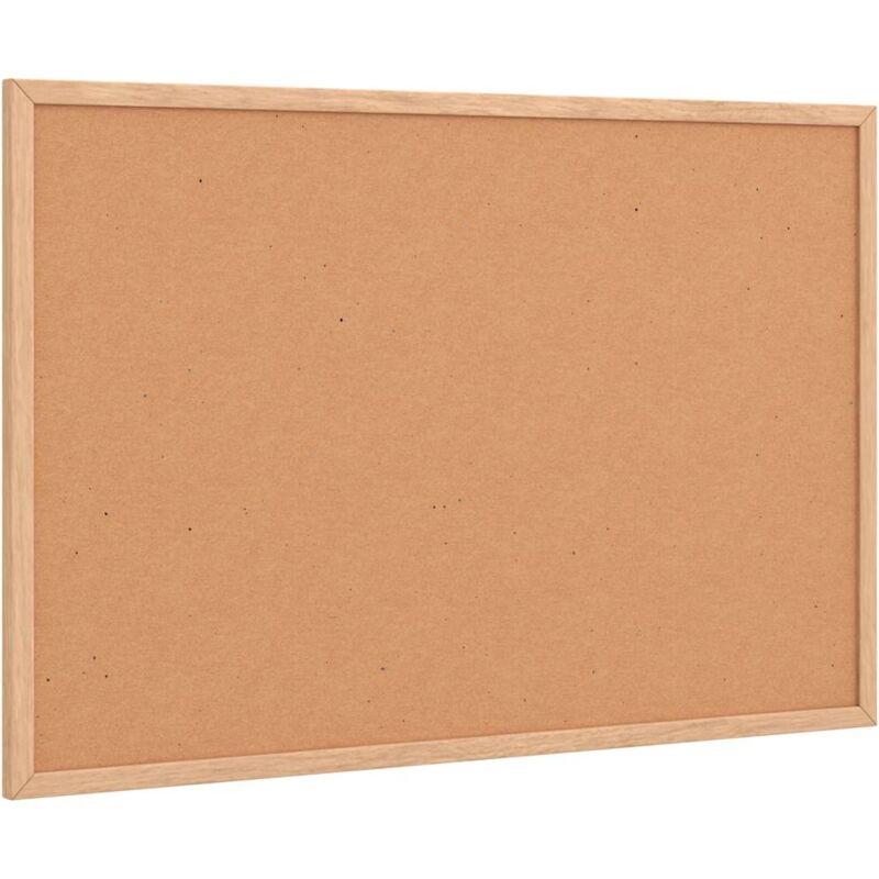 Cork Board with Solid Pine Wood Frame 60x40 cm vidaXL