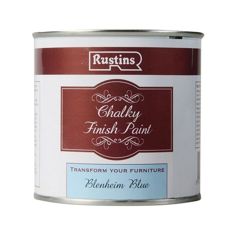 Rustins - CHAPB250 Chalky Finish Paint Blenheim Blue 250ml RUSCPBB250