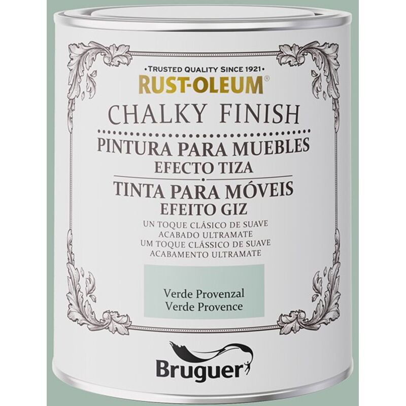 Xylazel - Rust-Oleum Finition Crayeuse Meubles Vert Provençal 750ml bruguer