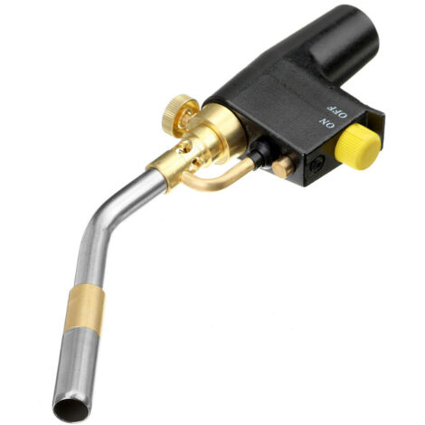 Chalumeau à gaz TS8000 en laiton, à déclenchement rapide, fonctionnant au propane et réglable.