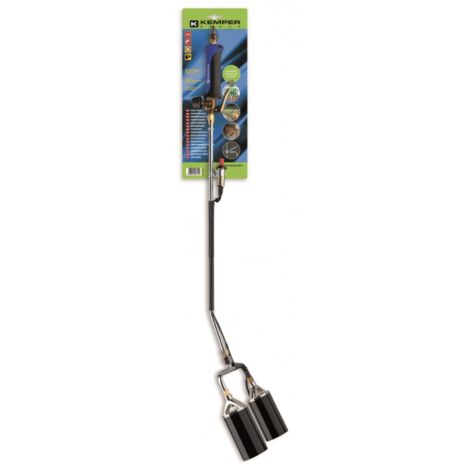 Chalumeau avec double brûleur pour grandes surfaces