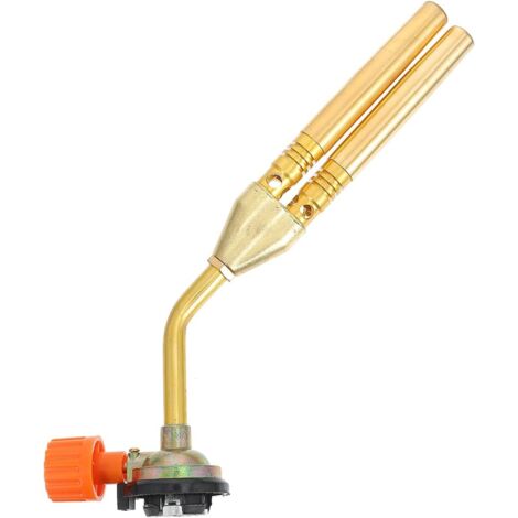 Chalumeau butane pour cuisine et barbecue double brleur rglable