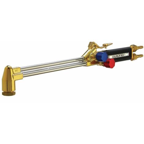 Chalumeau coupeur oxyacétylénique bi-gaz – Capacité de coupe 3 à 300 mm – Débit 240 à 350 l/h – Utilisation en atelier ou chantier