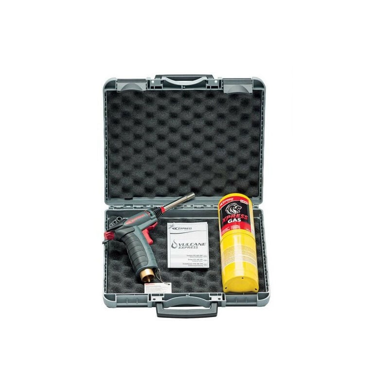 Guilbert Express - Vulcane Express Solo Plomberie Sanitaire avec lance de brasage et cartouche pro//max