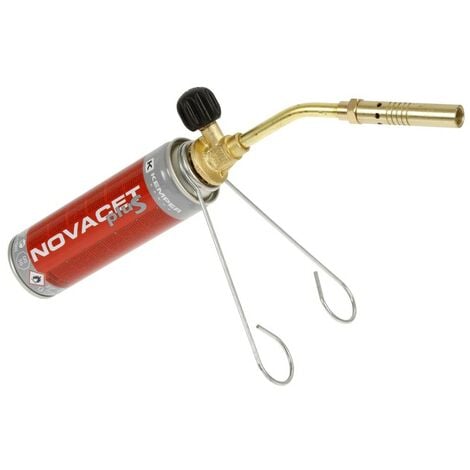 Chalumeau de plombier KIT KEMPER Pack complet Chalumeau + Bouteille Propane Professionnelle 2100°C Soudures Fines 360°