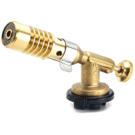 Chalumeau de soudage à gaz en laiton avec bus de brasage Pistolet de pulvérisation tout en cuivre pistolet de pulvérisation à cassette portable petit pistolet de soudage