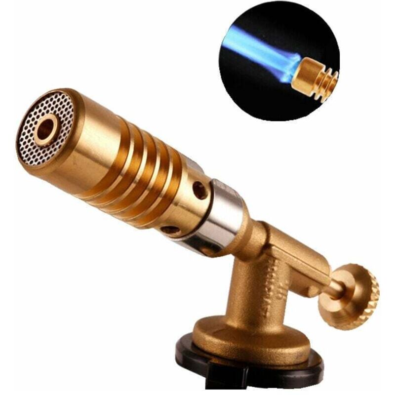 Chalumeau de soudage à gaz en laiton avec bus de brasage Pistolet de pulvérisation tout en cuivre pistolet de pulvérisation à cassette portable petit