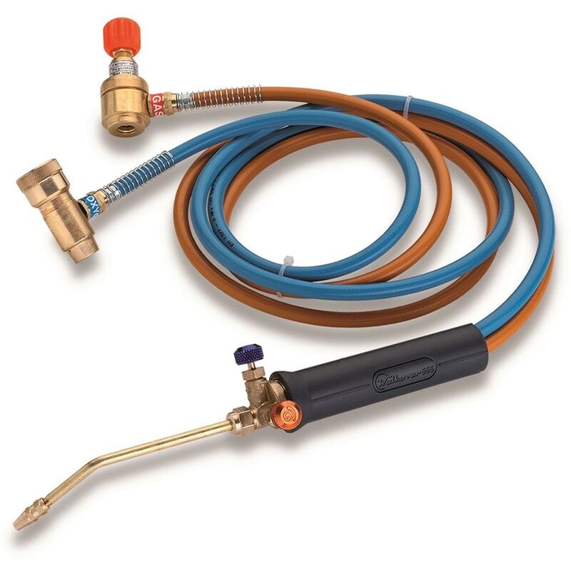 Kemper - Chalumeau Bi-Gaz Oxygène M10 et Gaz Butane Propane Tuyaux 1.5 m