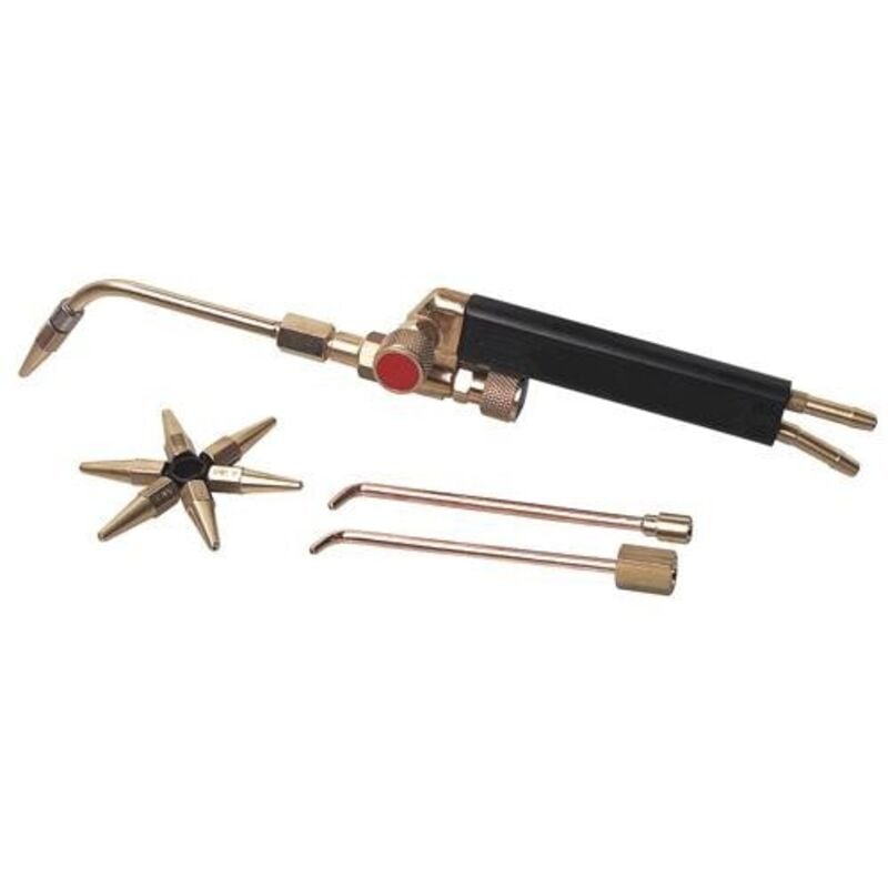 Blanc Habitat - chalumeau soudeur avec 2 lances malleables