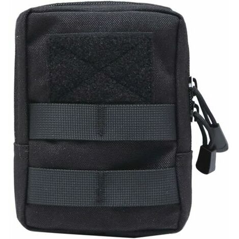 CHAM - AEFLB Sac ceinture zippé multi-outils d'extérieur (noir)
