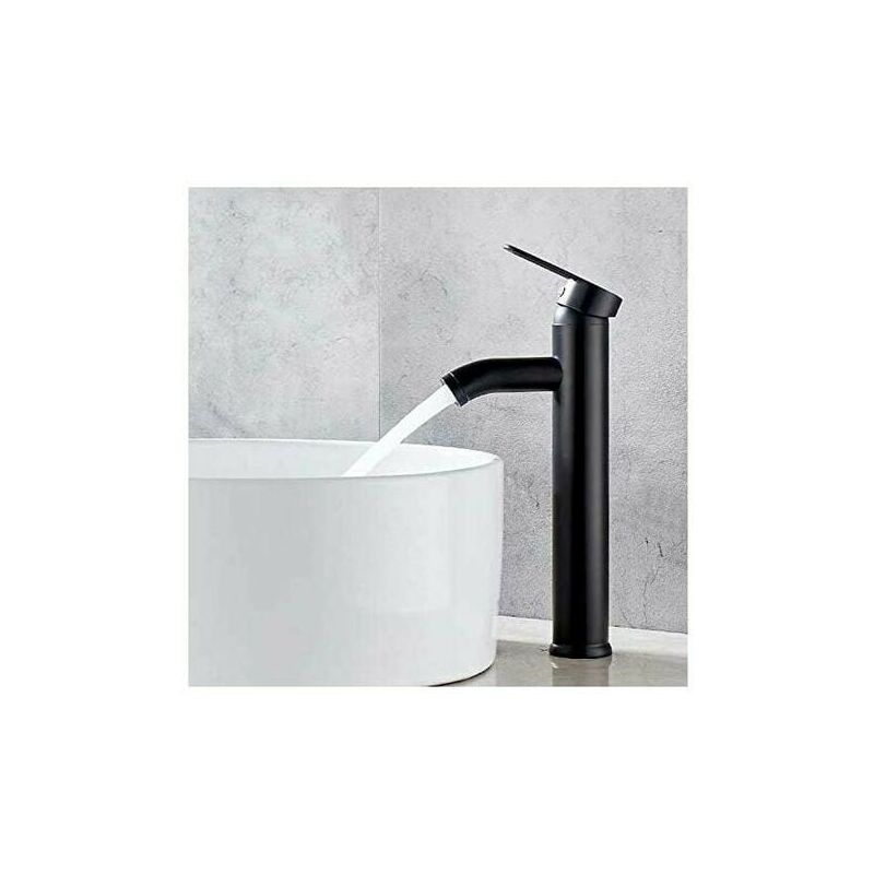 Cham - ndjuo Single Lever Basin MixerBathroom Faucet Black Basin Faucet High Quality Faucet Bathroom Faucet Wear Resistant Suitable for Inner