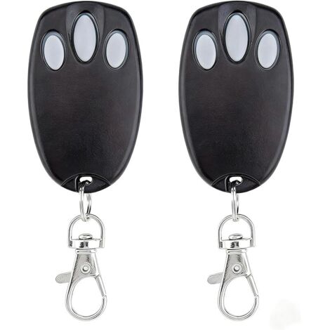 Chamberlain Lot de 2 télécommandes de rechange pour porte de garage Chamberlain 94335E, 84335E, ML500, ML700, ML850, Merlin+ C945, C840 Security, 433,92 MHz