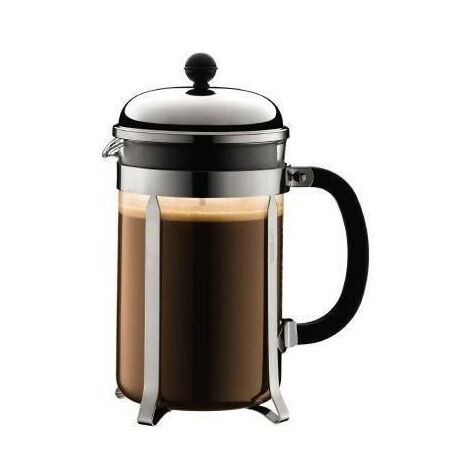 CHAMBORD - Cafetiere a piston BODUM , 12 tasses, 1.5 l, acier inox