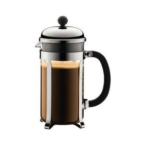 CHAMBORD - Cafetiere a piston BODUM , 8 tasses, 1.0 l, acier inox