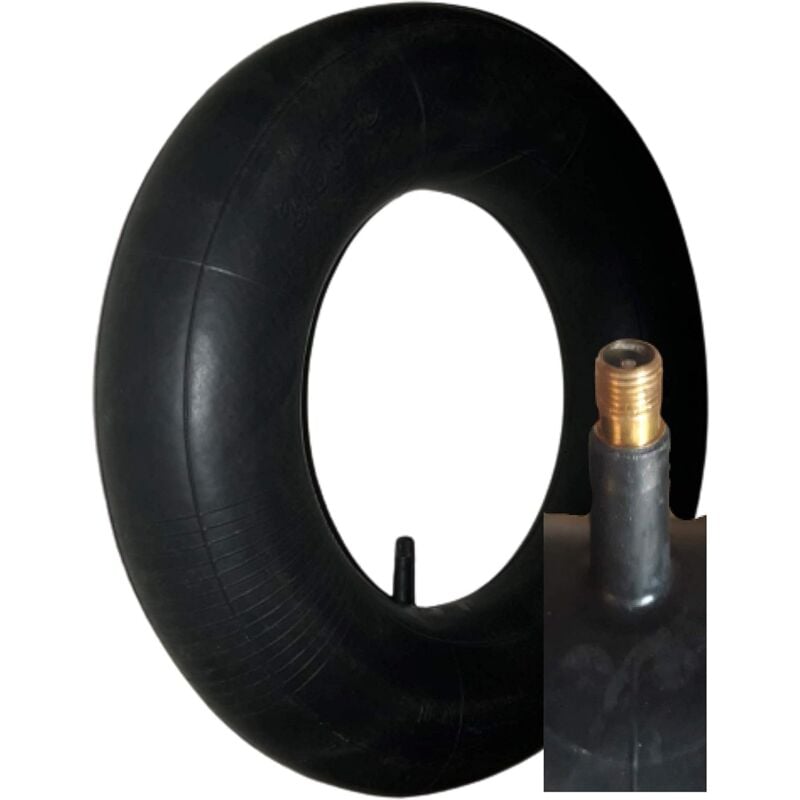 Chambre à air 2 pièces 4.80 / 4.00-8 'avec valve droite, pour brouette, poussette, diable, tondeuse à gazon, souffleuse à neige, générateur et plus