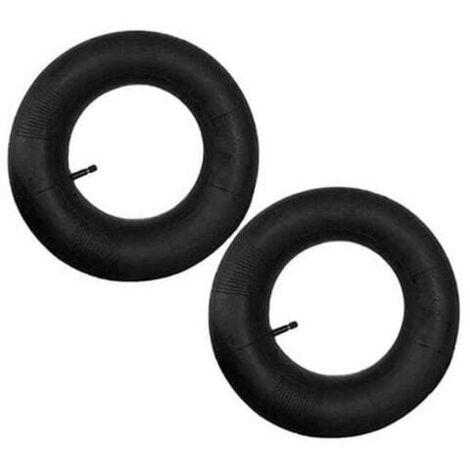 Chambre air 2 pices 4.80/4.00-8 avec valve droite, pour brouette, poussette, diable, tondeuse gazon, souffleuse neige, gnrateur et plus,..DEBUNS