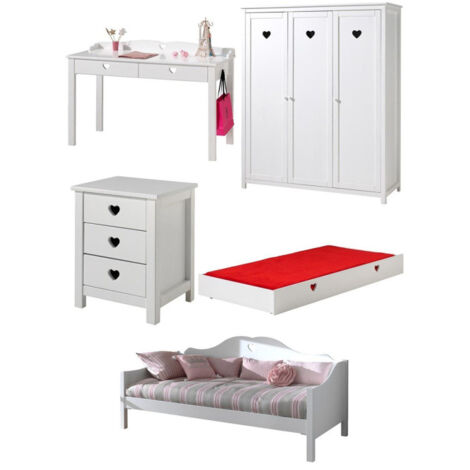 Chambre Complète 5P "Amori VI" Blanc