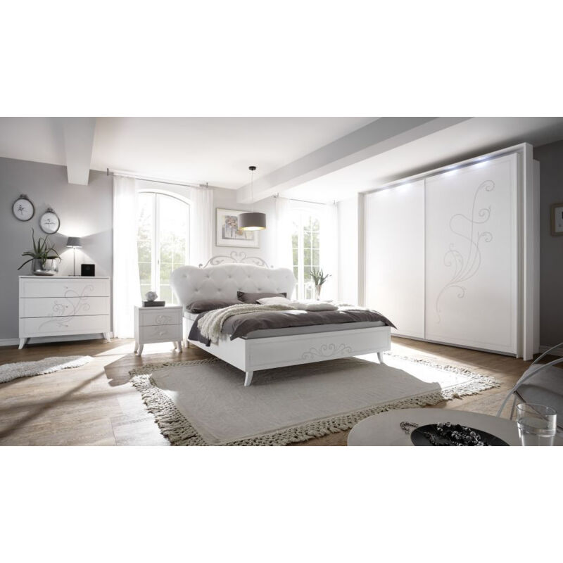Azura Home Design - Chambre palena 160 x 200 cm - sans armoire - sans commode