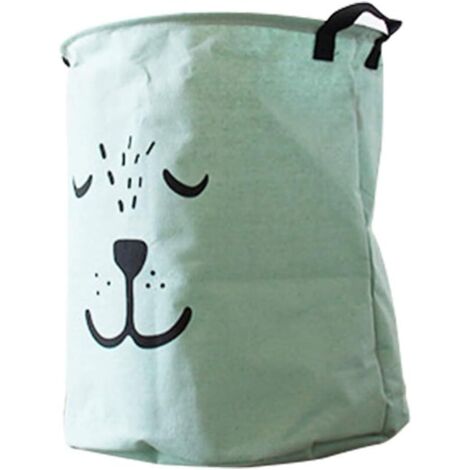 Chambre d'enfant Panier à Linge Pliable Étanche Boîte à Linge Panier à Linge Boîte à Linge Enfants Boîte de Rangement Jouet Vêtements Panier de Rangement Vert