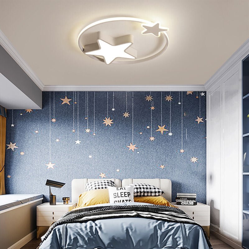 Chambre D'enfants plafonnier étoile dimmable plafonnier chambre avec télécommande