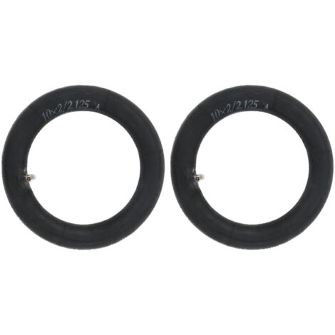 Chambres à air 10x2 pouces pour vélo, poussette et trottinette - Lot de 2 (10x1.90/1.95/2/2.12/2.25)
