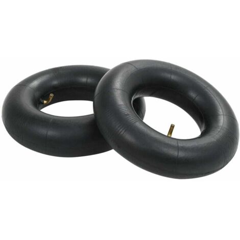 Chambres à air de brouette 2 pcs 13x5.00-6 Caoutchouc Noir