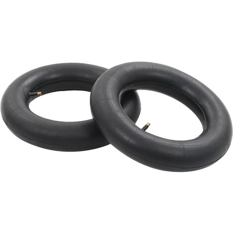 Chambres à air de brouette 2 pcs 3.50-8/16x4/4.00-8/400x100 vidaXL - Noir