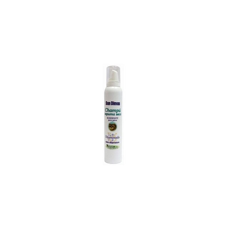 

Champú en espuma seca SANDIMAS 200ml para gatos
