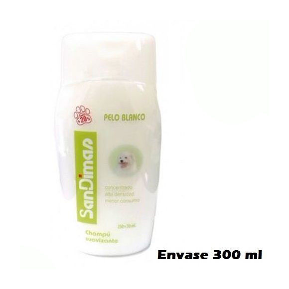 

Champú suavizante SANDIMAS 300ml para perros de PELO BLANCO