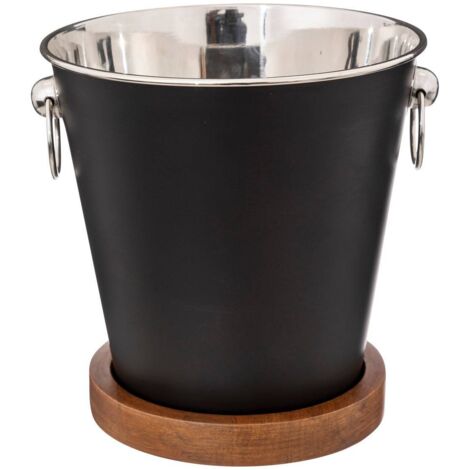 Champagnerkühler café bordelais aus schwarzem mangoholz - Sg secret de gourmet