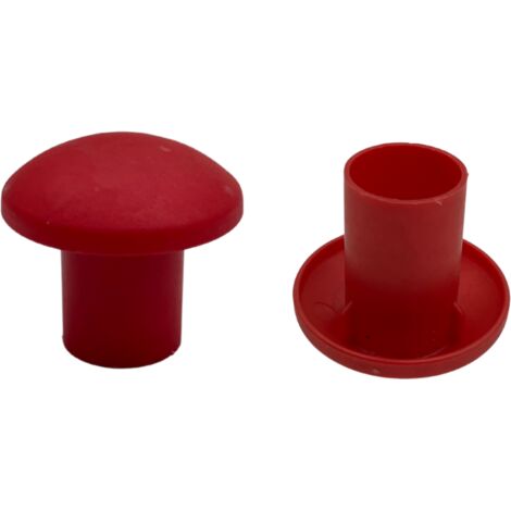 Champignon De Protection en PVC, ø 6/20 mm – 250 pièces