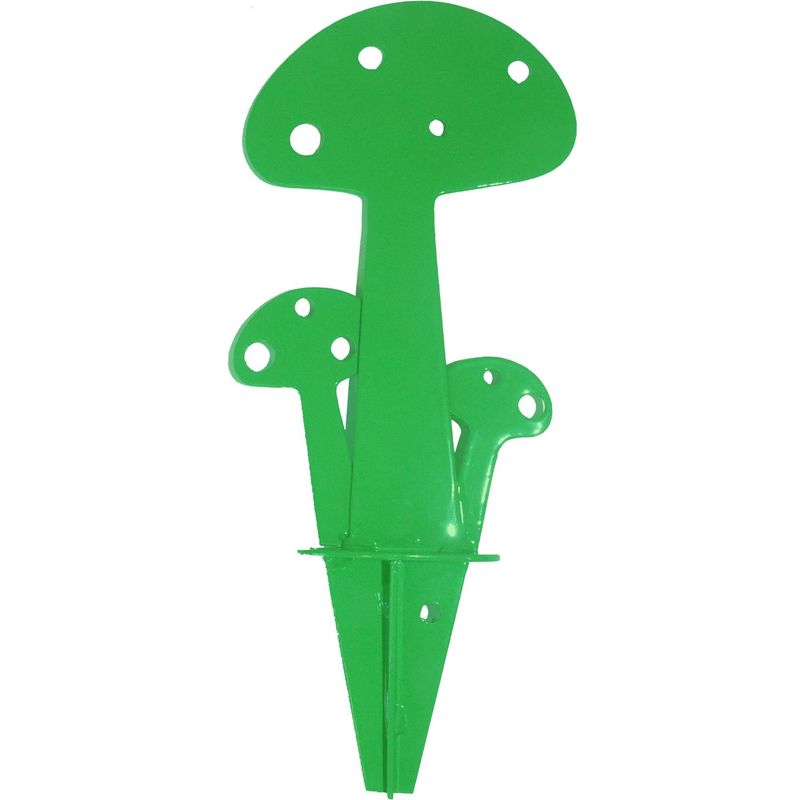 IKI - Champignon déco en métal vert 15 cm - Vert