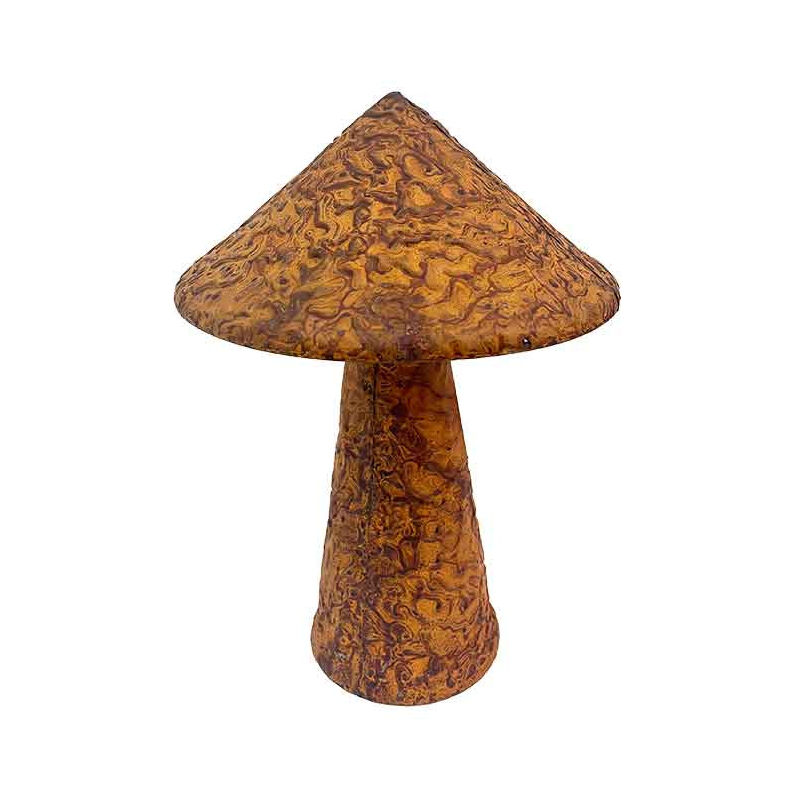 La Grande Prairie - Champignon décoratif en acier 40x28x77cm