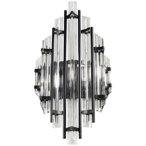 Champion Einfache Schwarze Wandlampe, Dekoratives Modell für Hotel, Café, Restaurant
