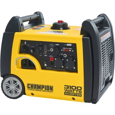 Champion Power Equipment mobiles Stromaggregat Benzin 3100 Watt, tragbar, leise