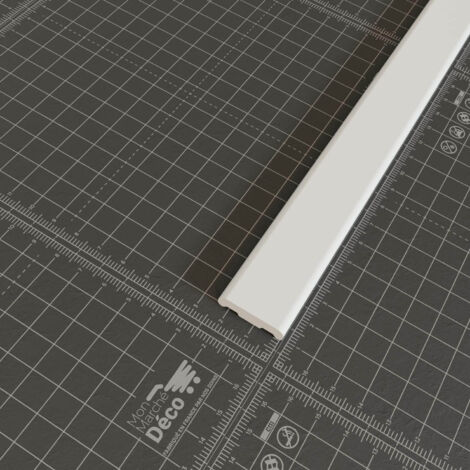 Champlat PVC Cellulaire 25 mm - Longueur 2.50 m - Lot de 5 - Blanc