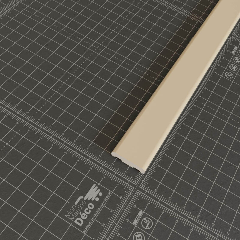 Champlat pvc Cellulaire 25 mm - Longueur 2.50 m - Sable, Lot de 5