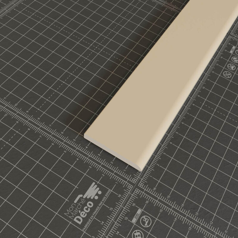 Champlat pvc Cellulaire 45 mm - Longueur 2.50 m - Sable, Lot de 5