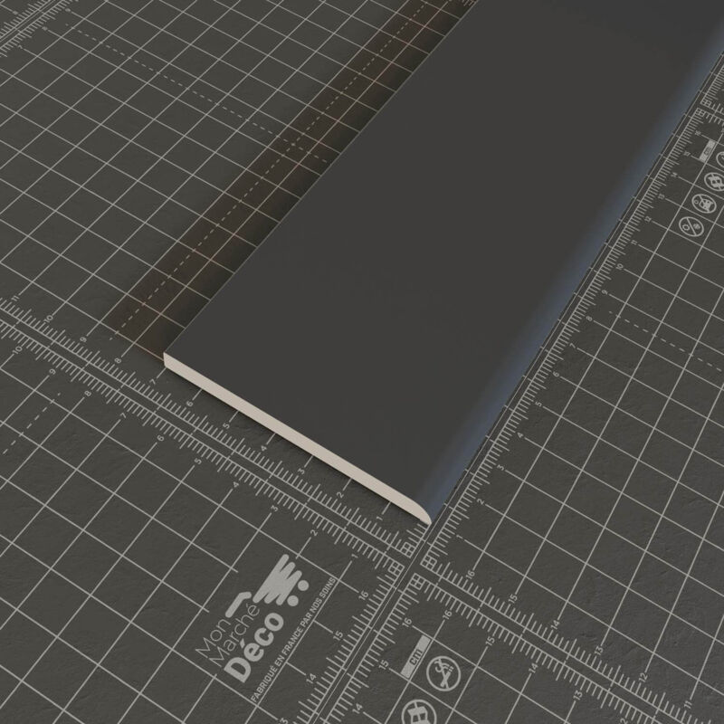 Champlat pvc Cellulaire 70 mm - Longueur 2.50 m - Anthracite, Lot de 5