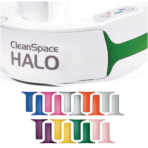 Champs d'identification pour les unités CS3013 bleu, vert, rose, argent 6 pcs / paquet CLEANSPACE HALO