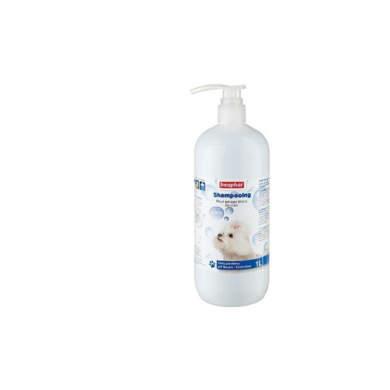 

Beaphar - Champu Perro Pelo Blanco 1lts Blanco