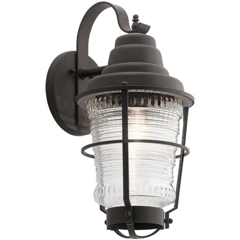 Chance Harbor Lanterna da parete Kichler Outdoor 1 luce Zinco resistente alle intemperie IP44