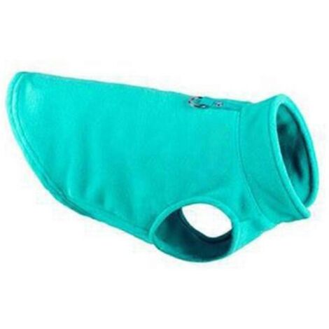 Chandail chaud pour petit chien, pull à col haut en tricot bleu ciel, vêtement d'hiver pour chien de petite taille - S.
