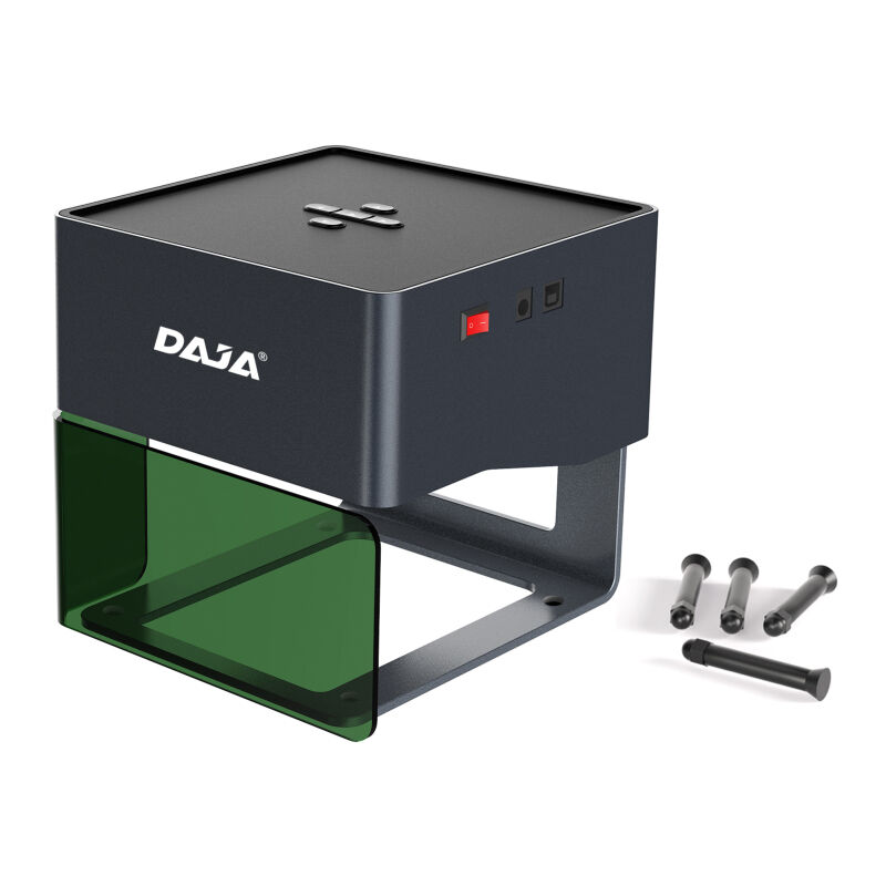 Wddnaot - Graveur daja DJ6, machine de gravure portable pour bricolage, marquage de logos artisanaux, imprimante, zone de gravure 80 x 80 mm avec 4