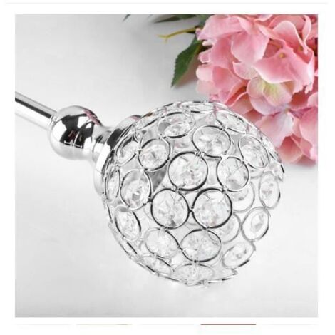 Chandelier - 300mm - Cristal - Métal argenté - Décoratif