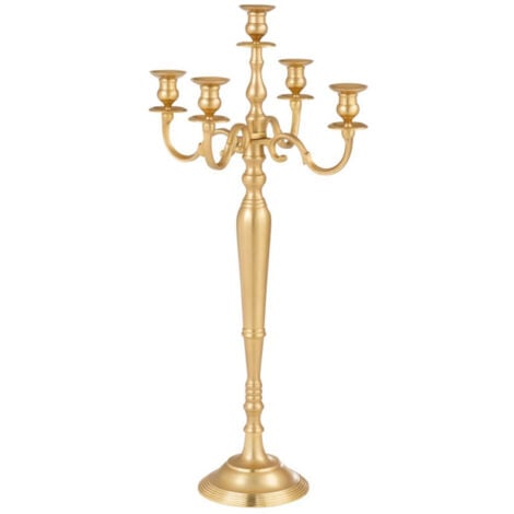 Chandelier Déco "5 Supports" 97cm Or