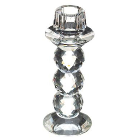 Chandelier Design en Verre "Boule" 16cm Transparent
