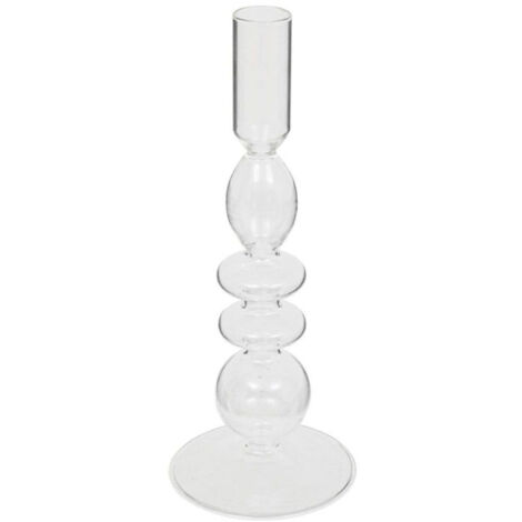 Chandelier Design en Verre "Bulles" 22cm Transparent