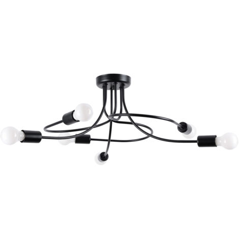 Chandelier LEVAR 6 black