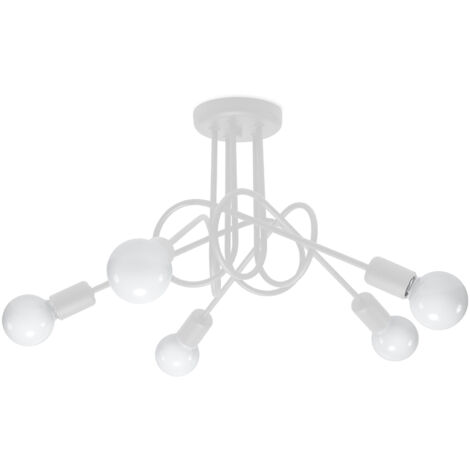 Chandelier LOOP 5 white